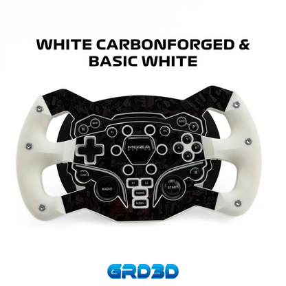 F1 Open Wheel Mod for Moza ES White Edition