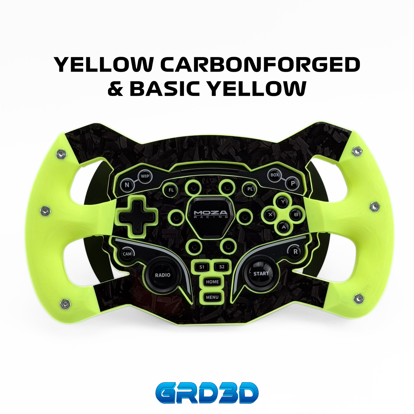 F1 Open Wheel Mod for Moza ES Yellow Edition