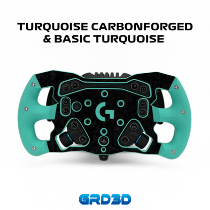 F1 Open Wheel Mod for Logitech RS50 Turquoise Edition