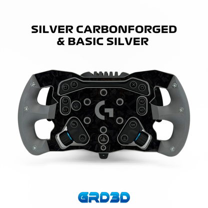 F1 Open Wheel Mod for Logitech RS50 Silver Edition