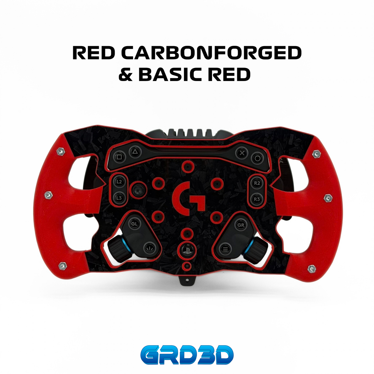 F1 Open Wheel Mod for Logitech RS50 Red Edition