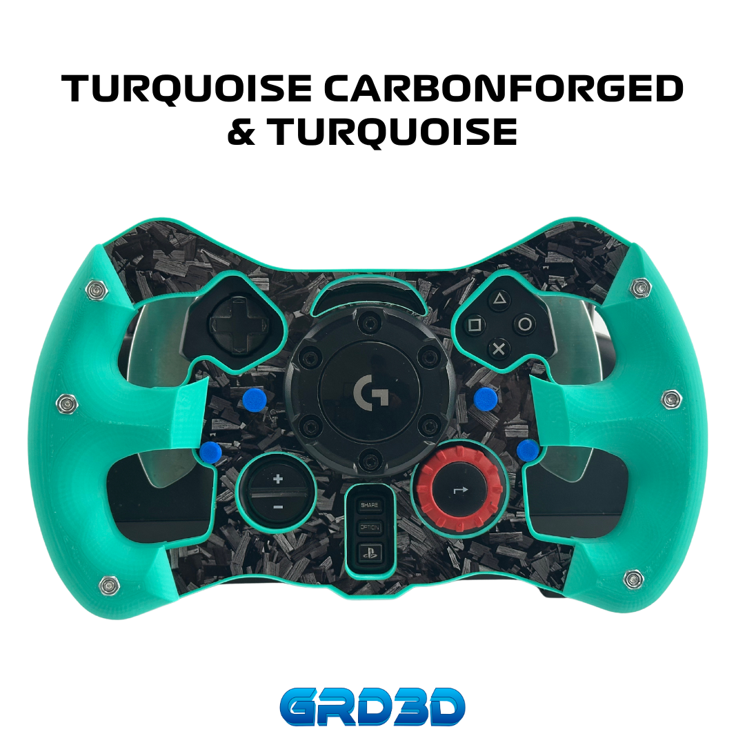 F1 Open Wheel Mod for Logitech G29 & G923 (PlayStation) Turquoise Version