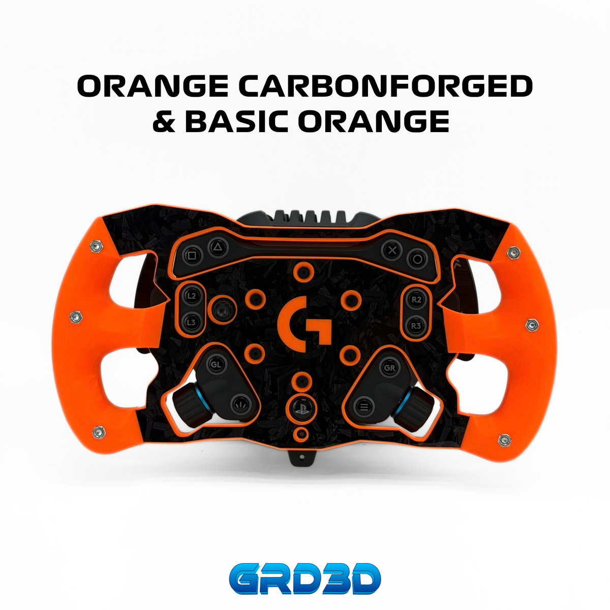 F1 Open Wheel Mod for Logitech RS50 Orange Edition