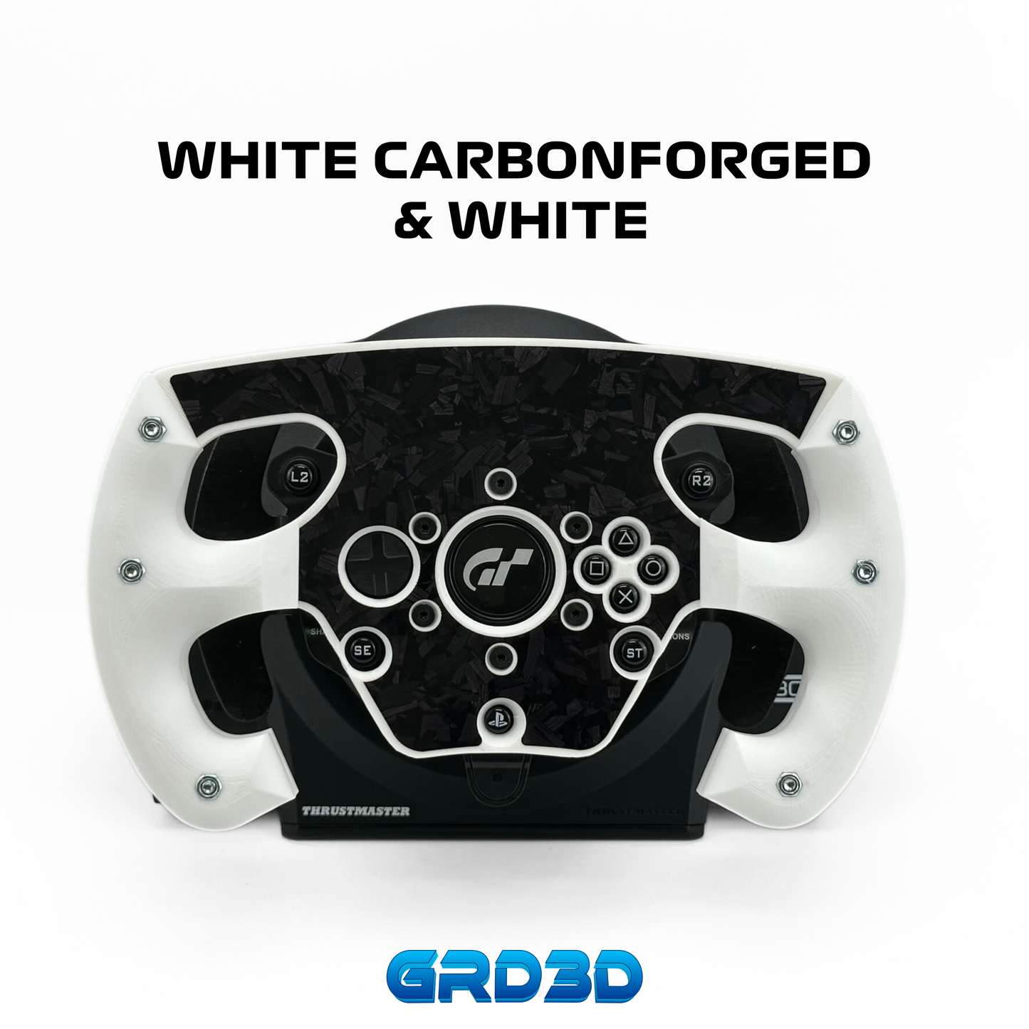 White Version F1 Open Wheel Mod for Thrustmaster T300