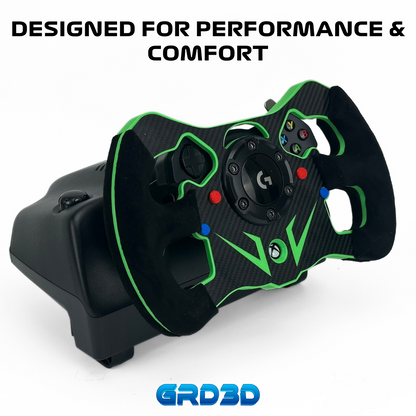 F1 Open Wheel Mod for Logitech G920 Green