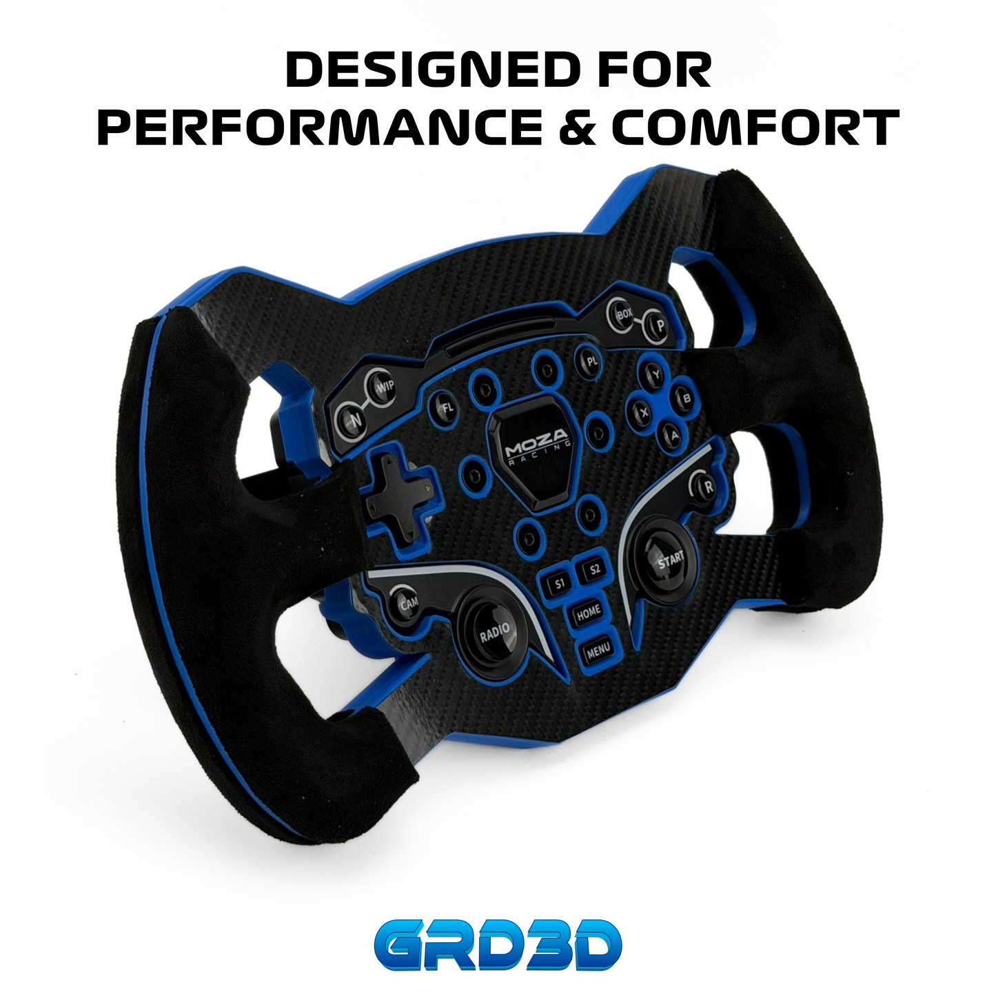 F1 Open Wheel Mod for Moza ES Blue Edition