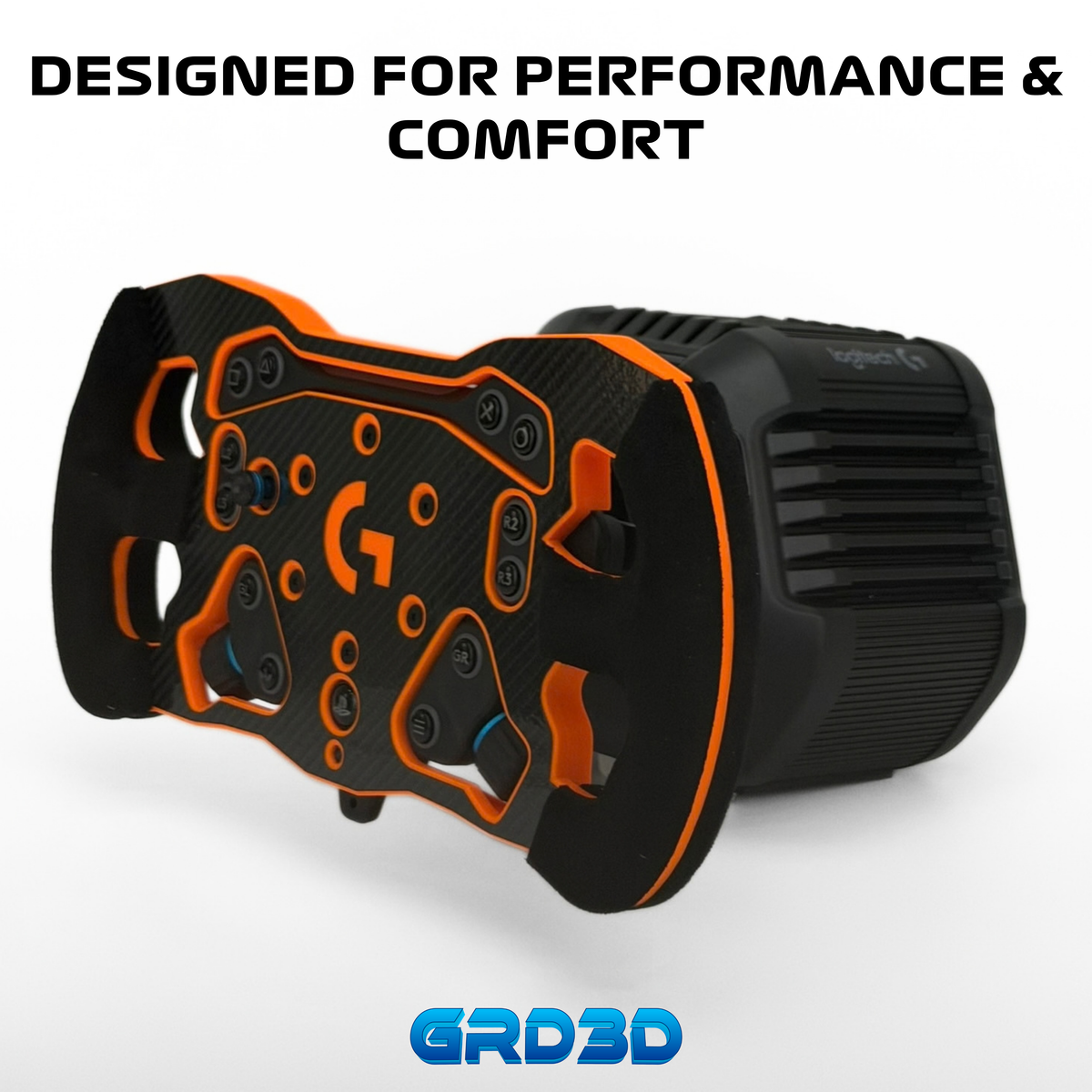 F1 Open Wheel Mod for Logitech RS50 Orange Edition