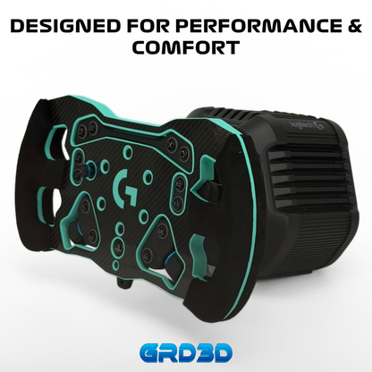 F1 Open Wheel Mod for Logitech RS50 Turquoise Edition