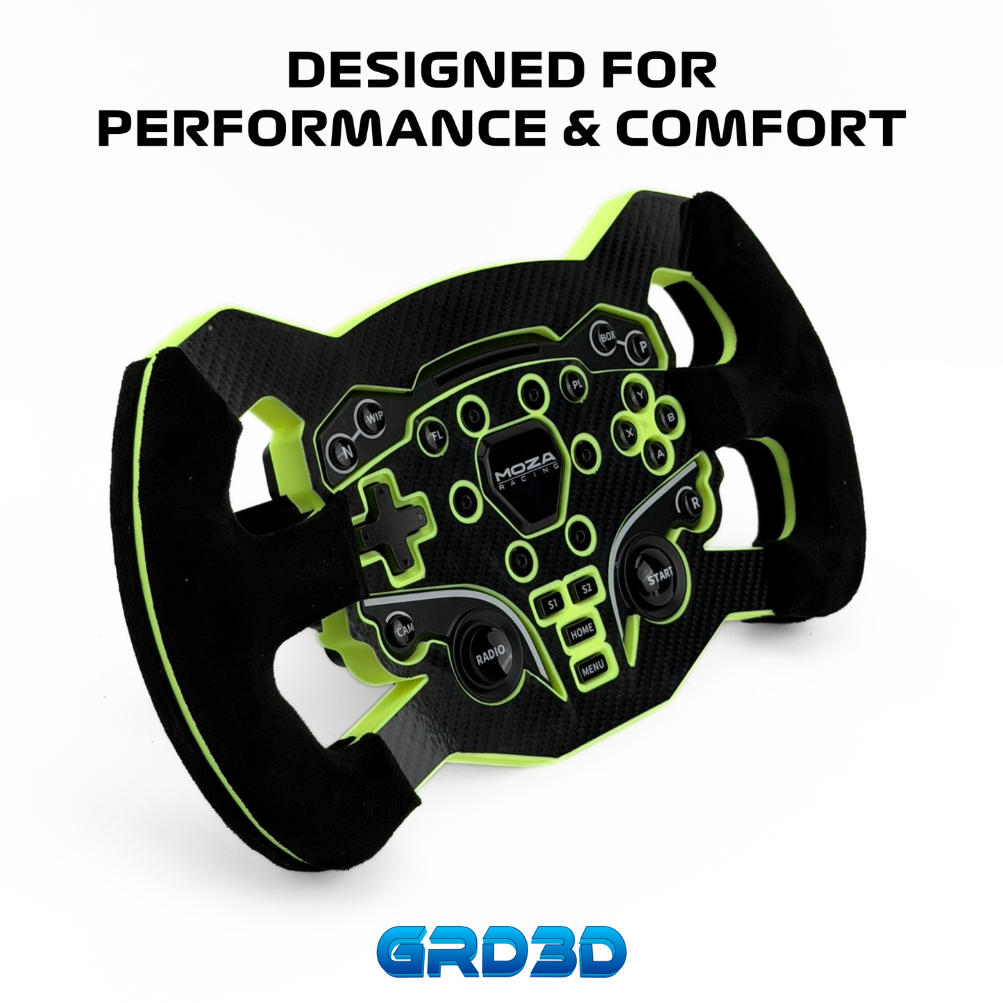 F1 Open Wheel Mod for Moza ES Yellow Edition