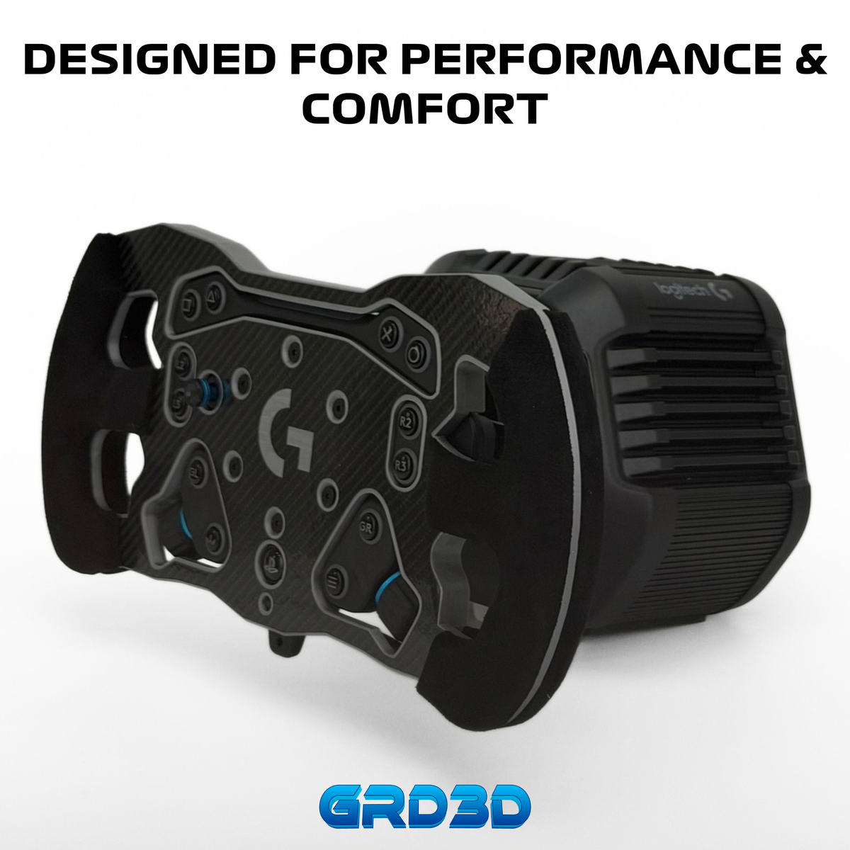 F1 Open Wheel Mod for Logitech RS50 Silver Edition