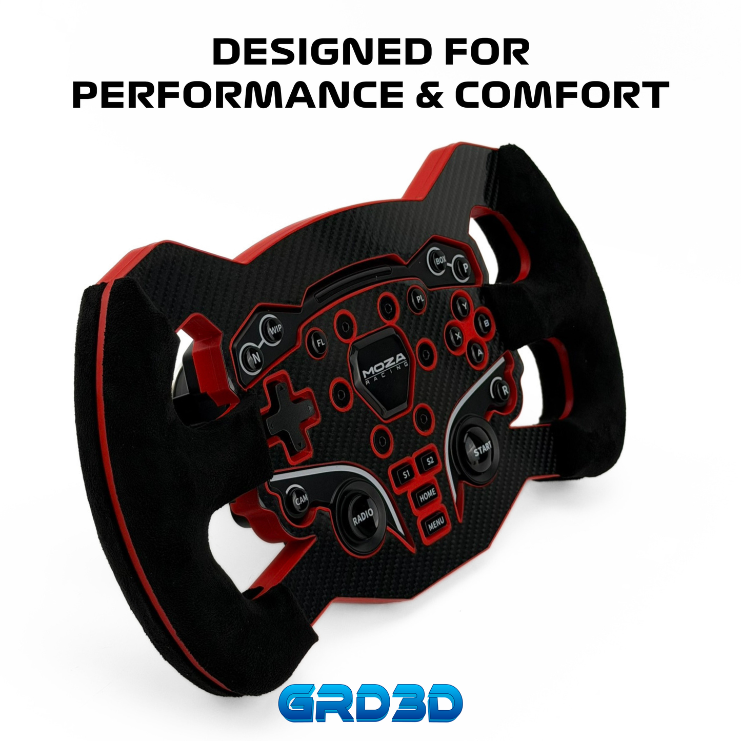 F1 Open Wheel Mod for Moza ES Red Edition