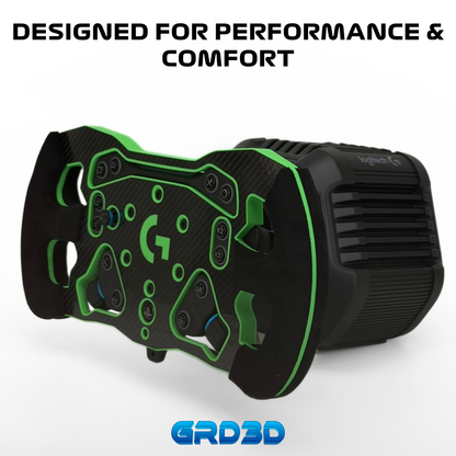 F1 Open Wheel Mod for Logitech RS50 Green Edition