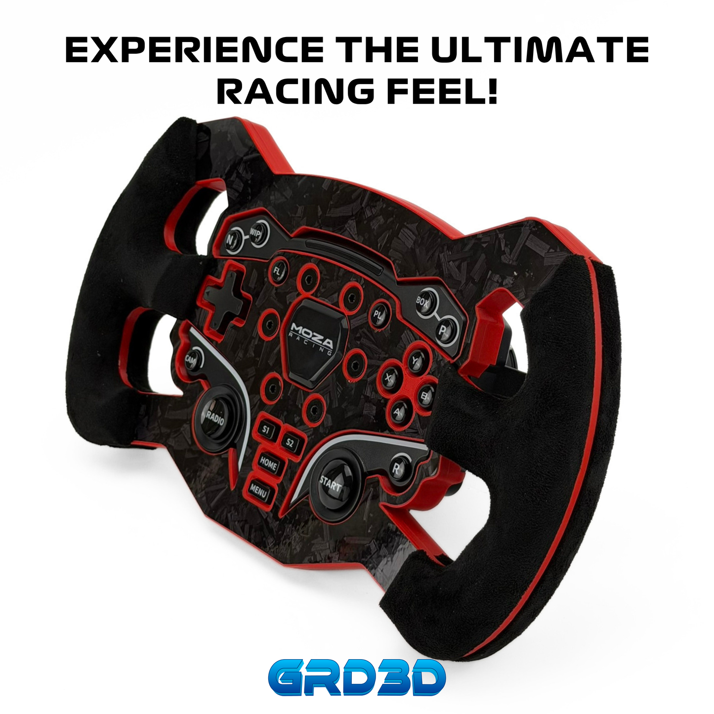 F1 Open Wheel Mod for Moza ES Red Edition