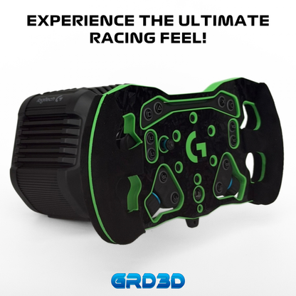 F1 Open Wheel Mod for Logitech RS50 Green Edition