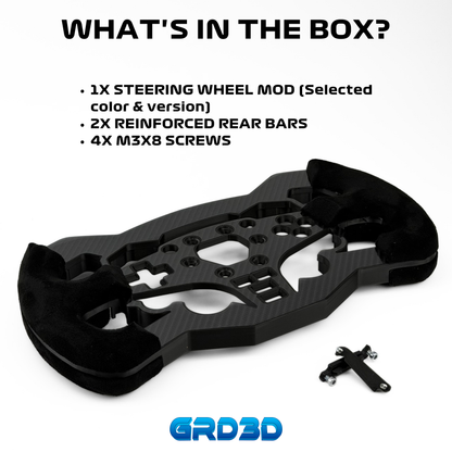 F1 Open Wheel Mod for Moza ES Black Edition