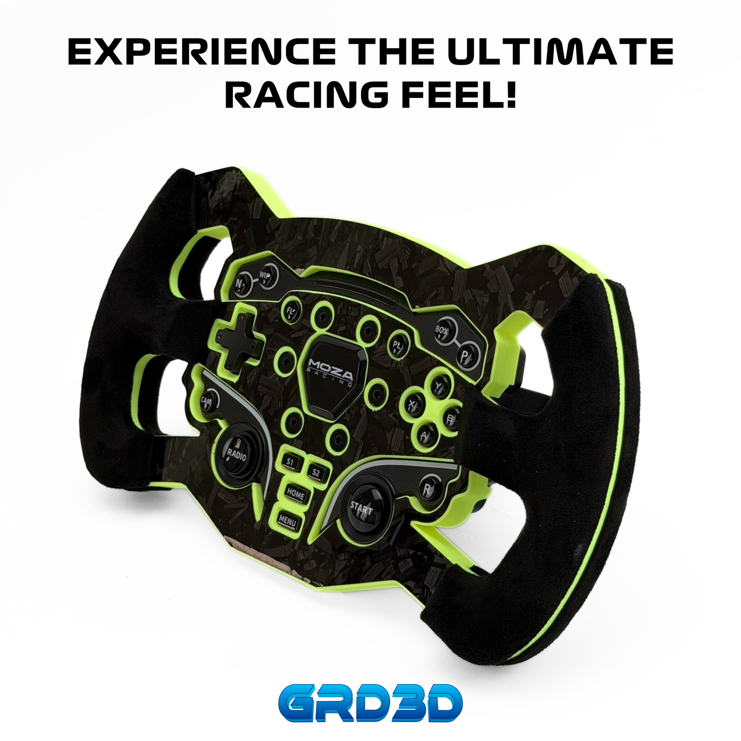 F1 Open Wheel Mod for Moza ES Yellow Edition