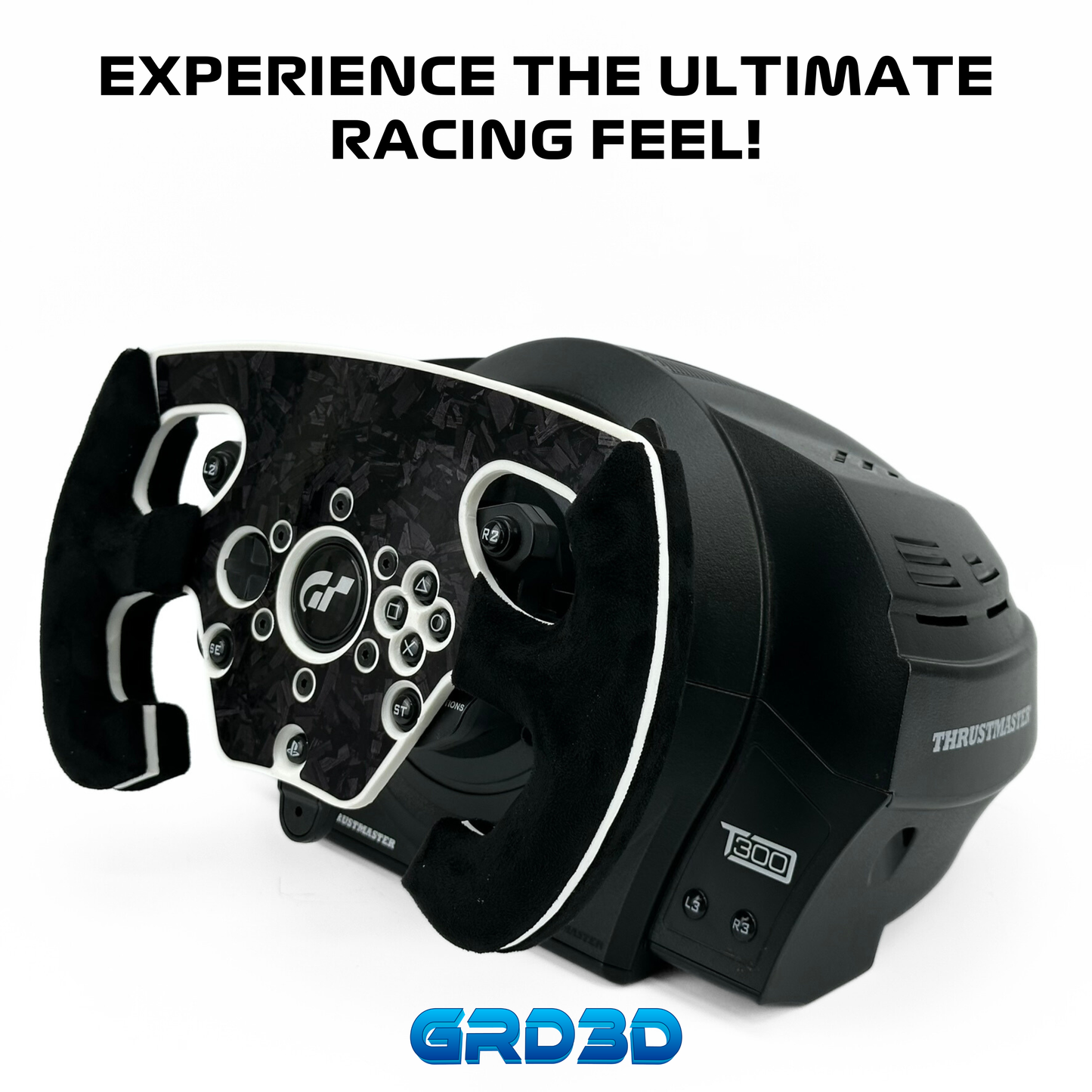 White Version F1 Open Wheel Mod for Thrustmaster T300