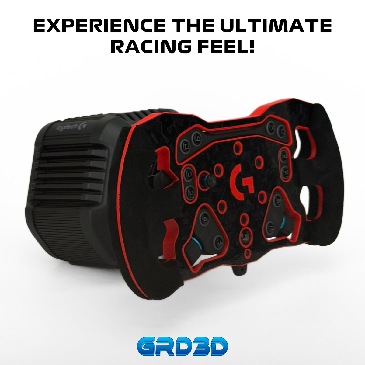 F1 Open Wheel Mod for Logitech RS50 Red Edition