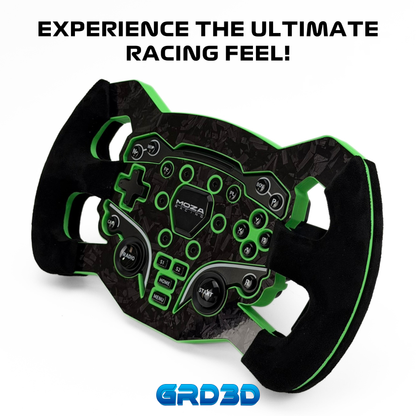 F1 Open Wheel Mod for Moza ES Green Edition