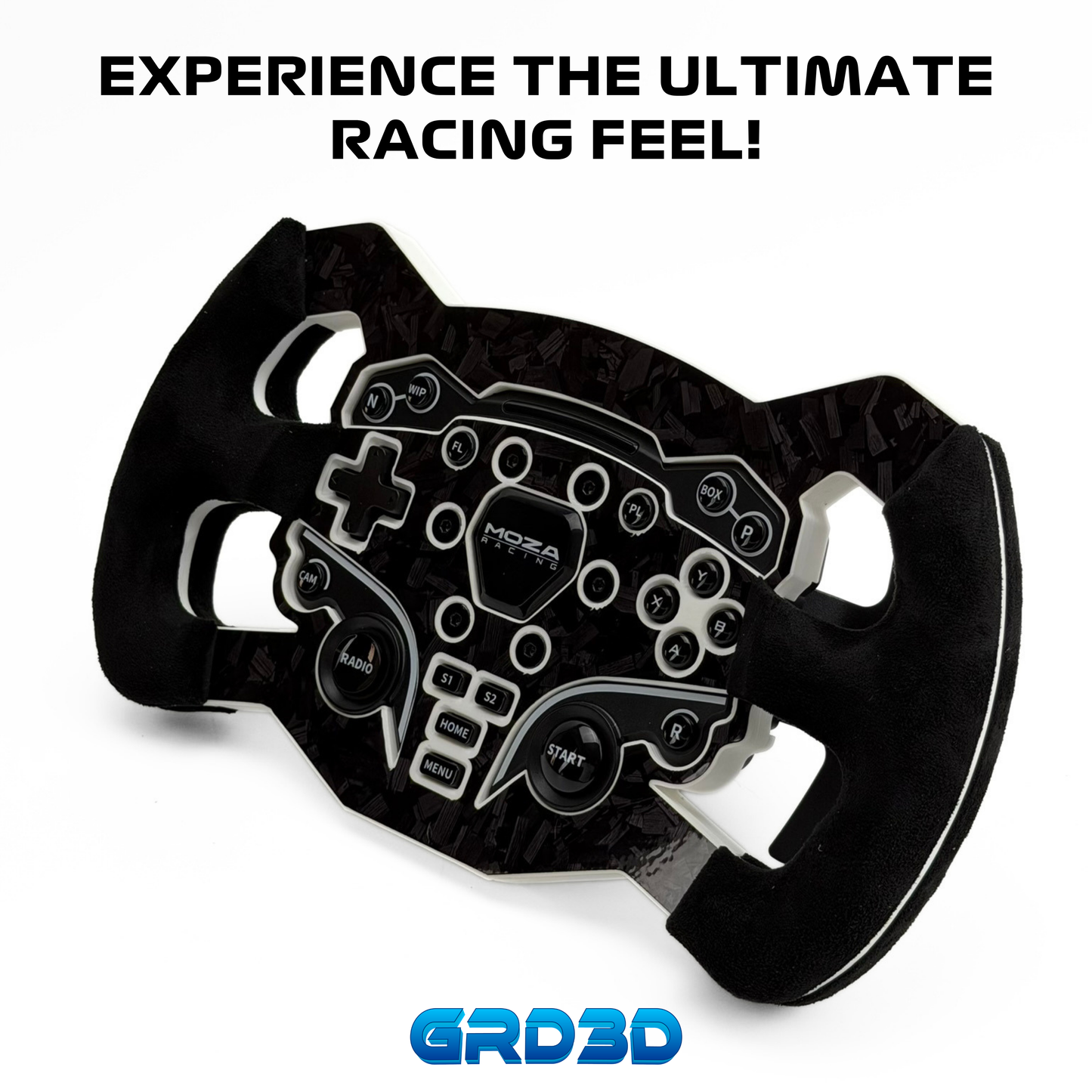 F1 Open Wheel Mod for Moza ES White Edition