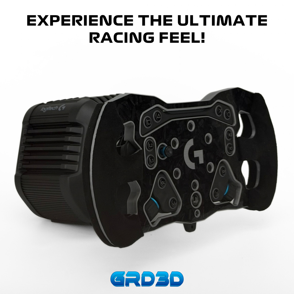 F1 Open Wheel Mod for Logitech RS50 Silver Edition