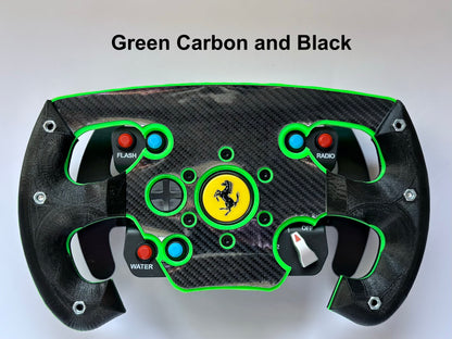Mod de rueda abierta GT versión verde para Thrustmaster GTE