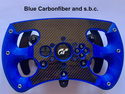 Mod de rueda abierta GT versión azul para Thrustmaster T300