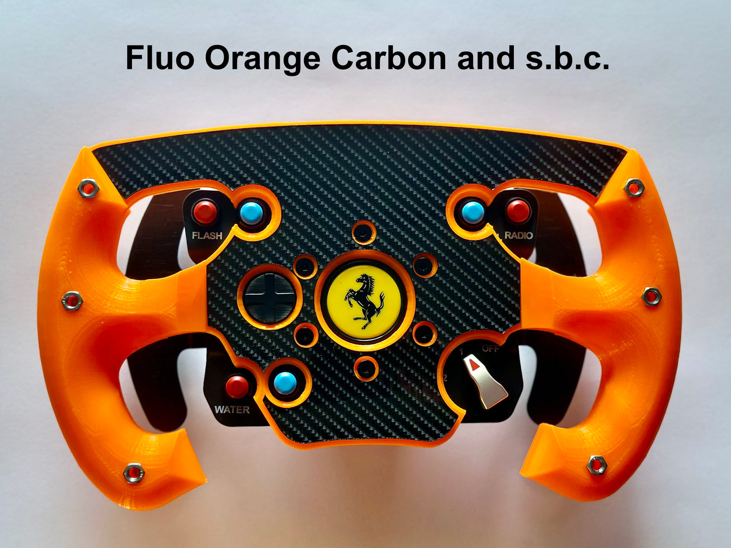 Fluo Orange Version F1 Open Wheel Mod for Thrustmaster GTE