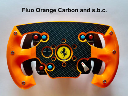 Mod de rueda abierta F1 versión naranja fluo para Thrustmaster GTE