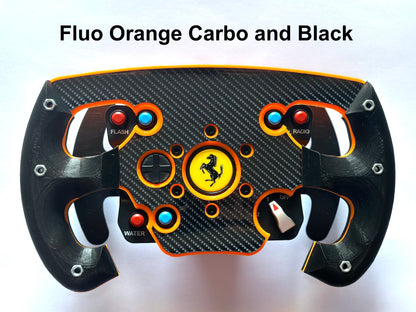 Mod de rueda abierta F1 versión naranja fluo para Thrustmaster GTE