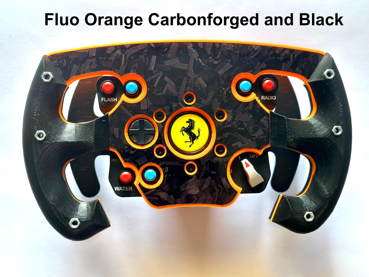 Fluo Orange Version F1 Open Wheel Mod for Thrustmaster GTE