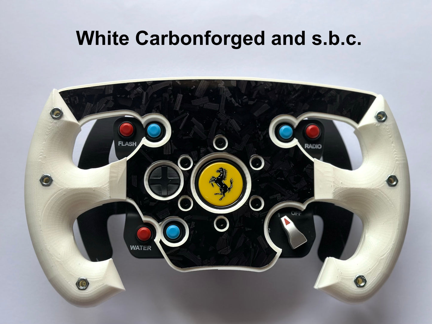 White Version F1 Open Wheel Mod for Thrustmaster GTE