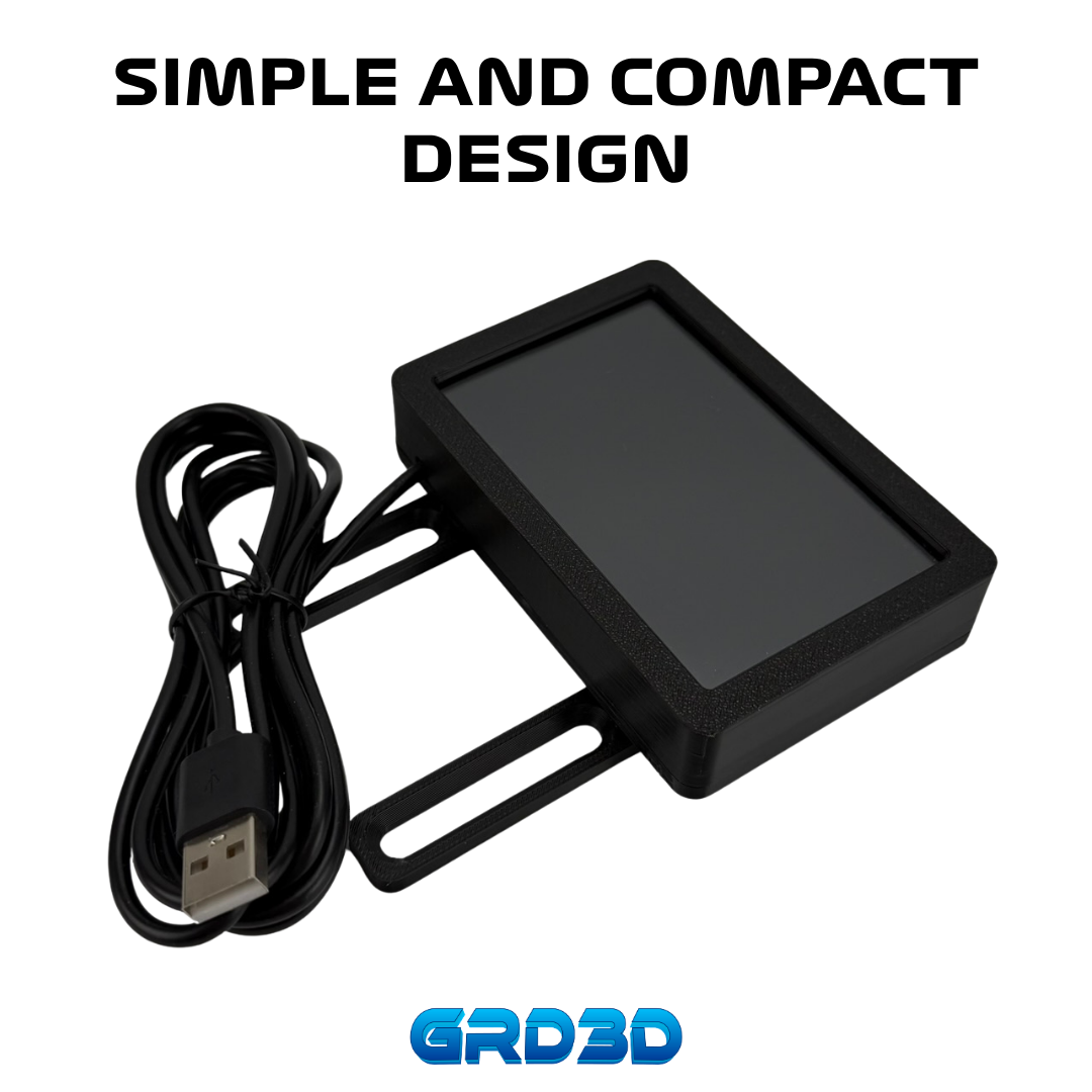 GRD3D 4-Inch Touchscreen Sim Racing Dashboard – SimHub Compatible