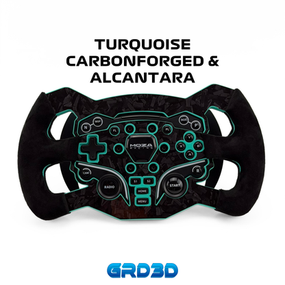 F1 Open Wheel Mod for Moza ES Turquoise Edition