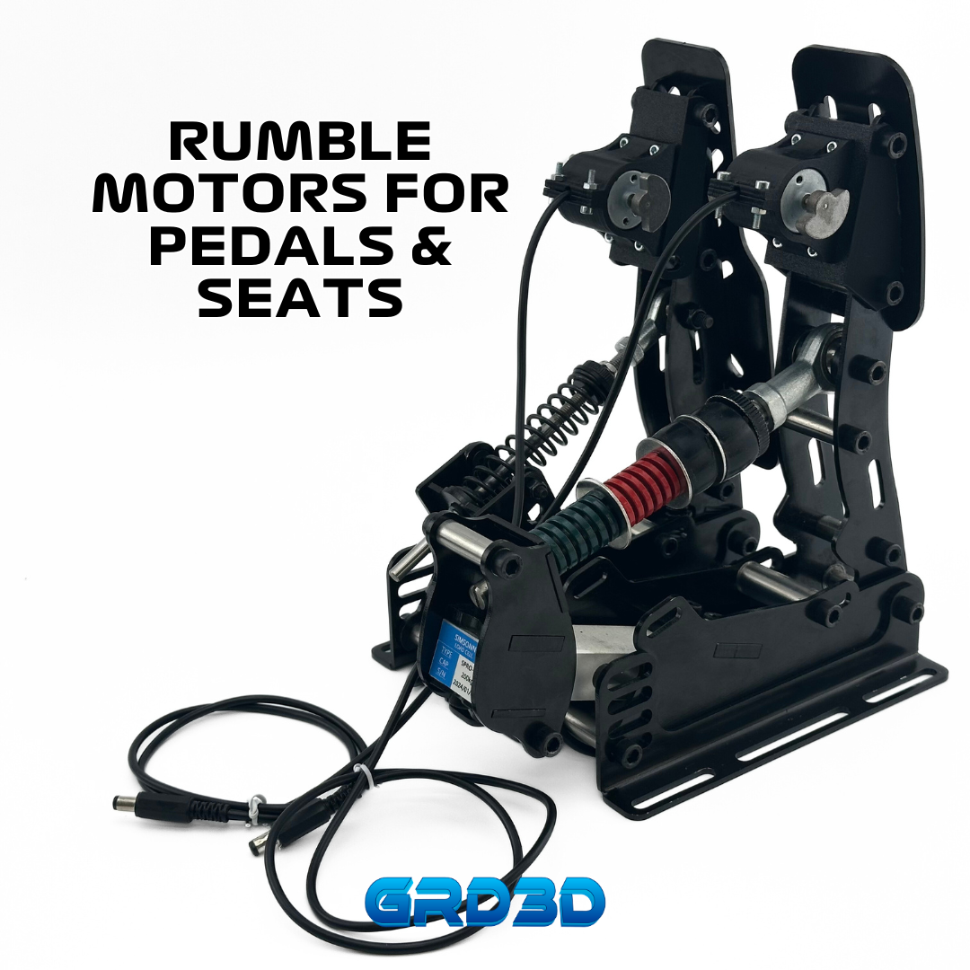 Full Immersion Rumble Motors – Expand Your Sim Racing Setup – GRD3D